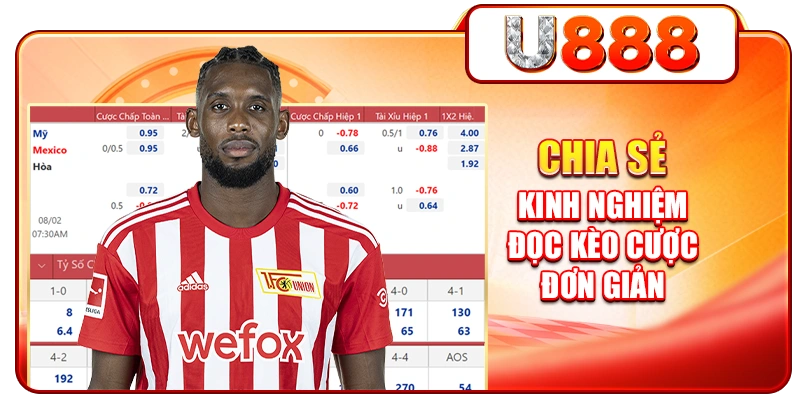 Chia sẻ kinh nghiệm đọc kèo cược đơn giản