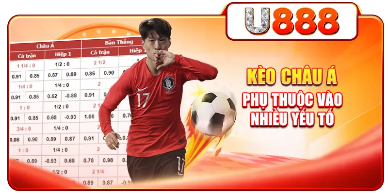 Kèo châu Á phụ thuộc vào nhiều yếu tố